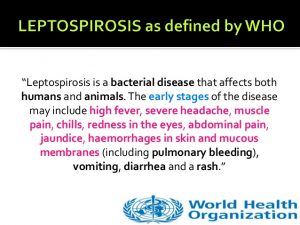 leptospirosis preventive medicine 3 638