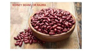 Prudent Diet recipe for Kidney beans or rajma
