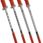 Image showing insulin syringes 