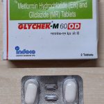 Oral anti-diabetes drug combination of gliclazide with metformin