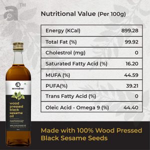 Sesame oil nutritional facts
