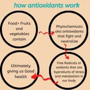 Image showing how fruits contain antioxodants that help us maintain good health