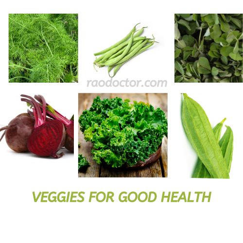 Vegetables for good health