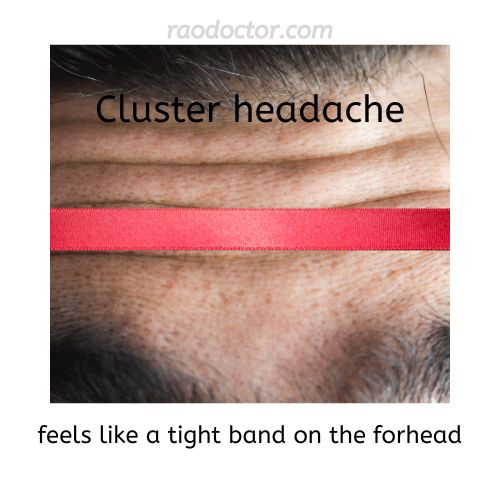 Picture depicting cluster headache
