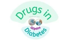 Feature image showing gliptin as drugs in diabetes
