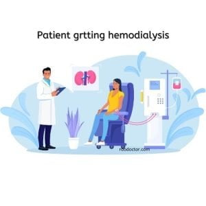 Dialysis in a CKD patient