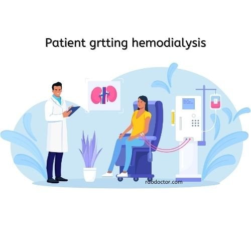 Dialysis in a CKD patient