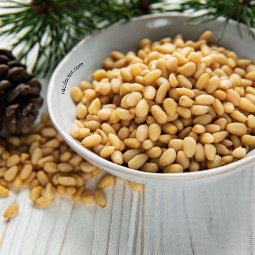 Pine Nuts in a bowl