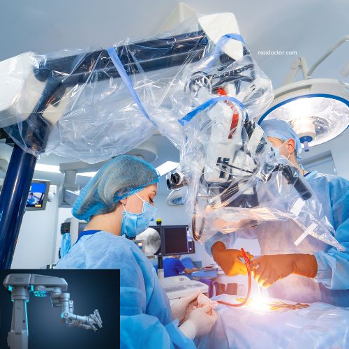 Robotic hernia repair surgery