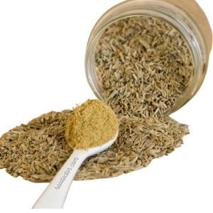 Cumin seeds in spices