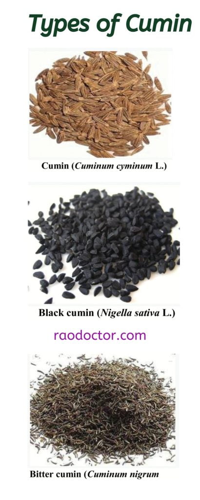 types of cumin