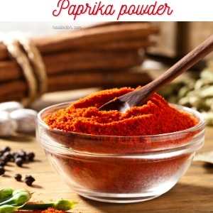 Paprika in spices