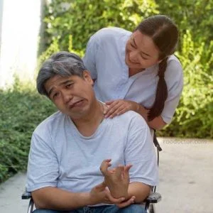 A patient with stroke