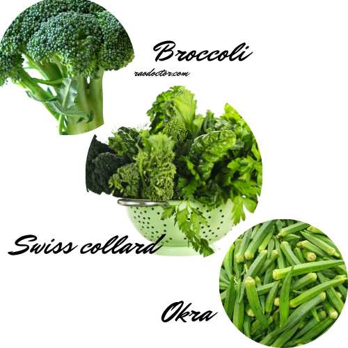 Other green vegetables with plenty calcium in them
