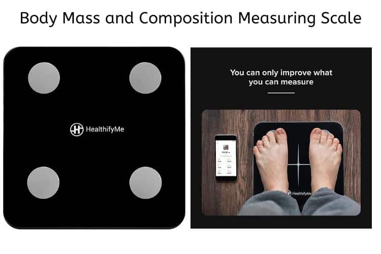 An image showing smart scale to measure body composition and fats through Bioelectrical Impedance Analysis(BIA)