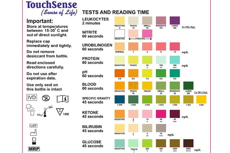 Urine dipstick test 2