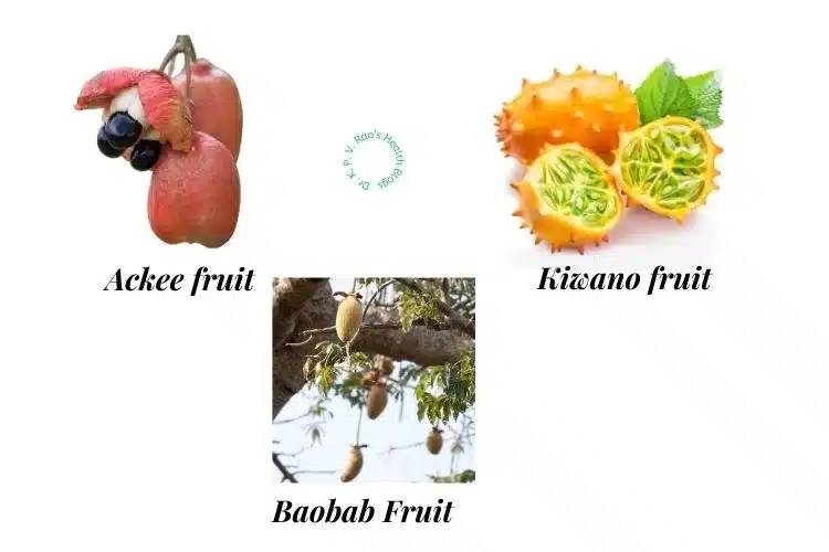 Exotic fruits from Africa