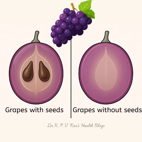 Why I Prefer Eating Grapes with Seeds 4 Grapes with seeds and without seeds