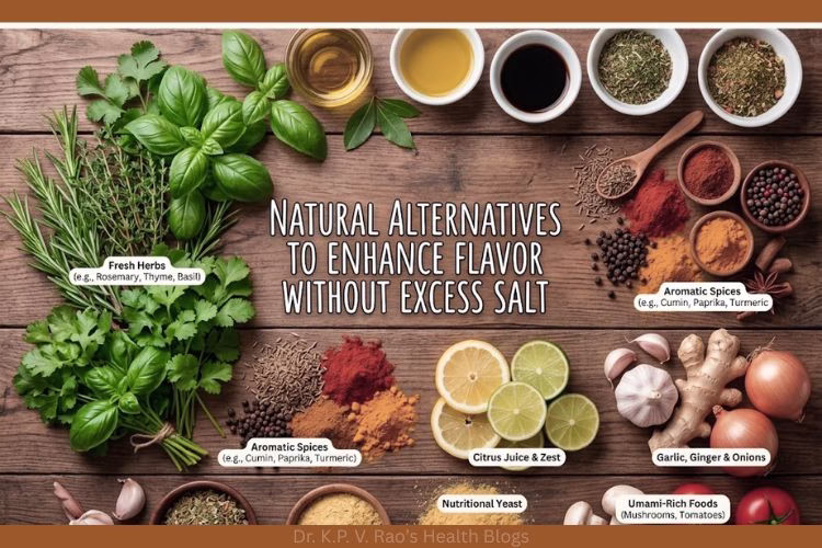 Image showing natural alternatives to enhance flavor without excess salt